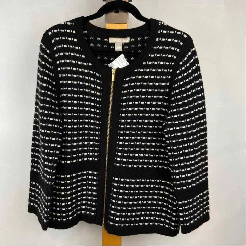 Banana Republic Women's Size L Black Weave Jacket