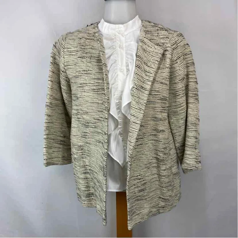 Eileen Fisher Women's Size XXSP Cream Heathered Jacket