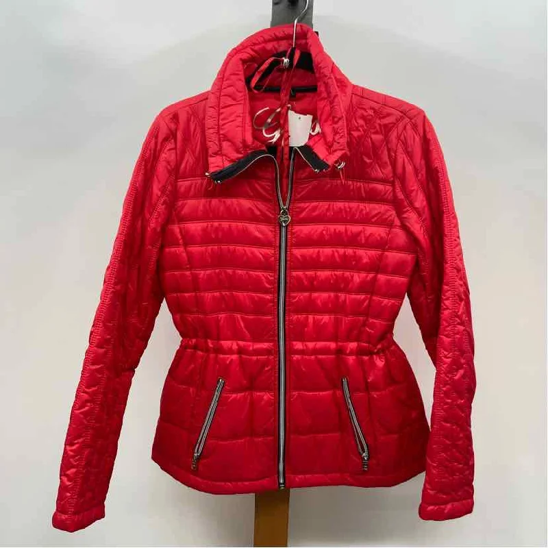 Guess Women's Size M Red Solid Jacket