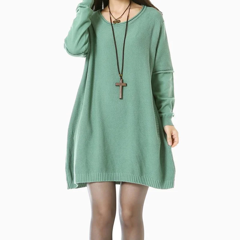 Light green sweaters plus size women