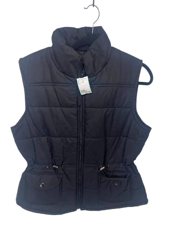 New York & CO Misses Size Large Black Vest