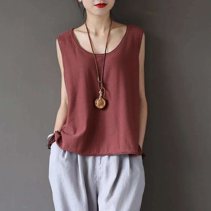 Summer Casual Cotton Vest Women's Vest