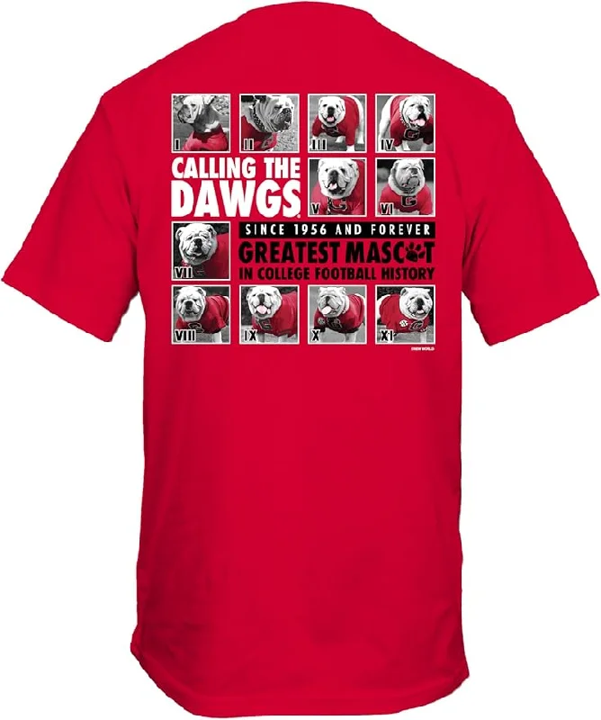 UGA Georgia Bulldogs Calling The Dawgs Mascot T-Shirt