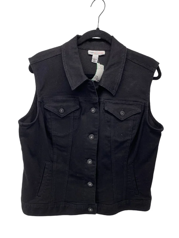 Style & Co. Misses Size Large Black Vest