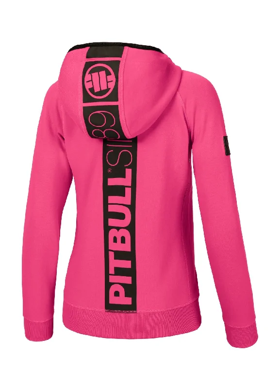 Women's zip-up hoodie Fuchsia