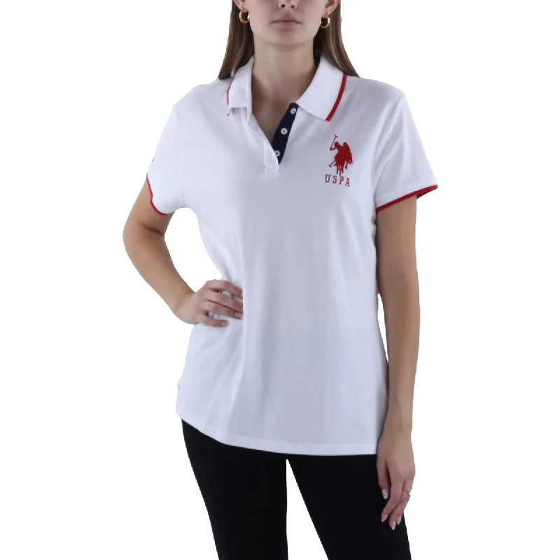 U.S. Polo Assn. Womens Collared Golf Polo Top