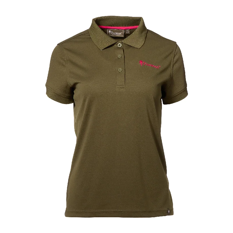 Woman's Polo Shirt Ramsey green