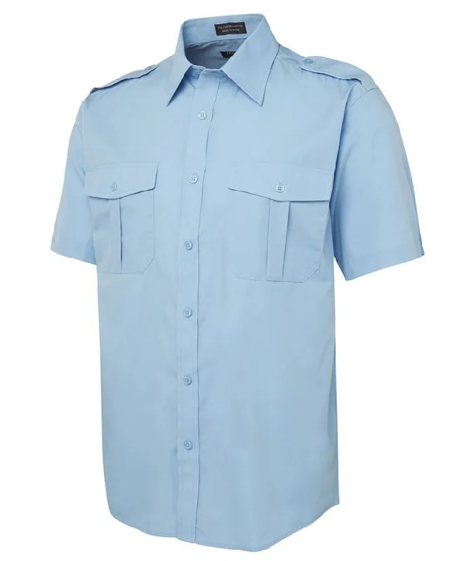 Epaulette Shirt Short Sleeve