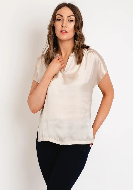 Soyaconcept Thilde V-Neck Blouse, Beige