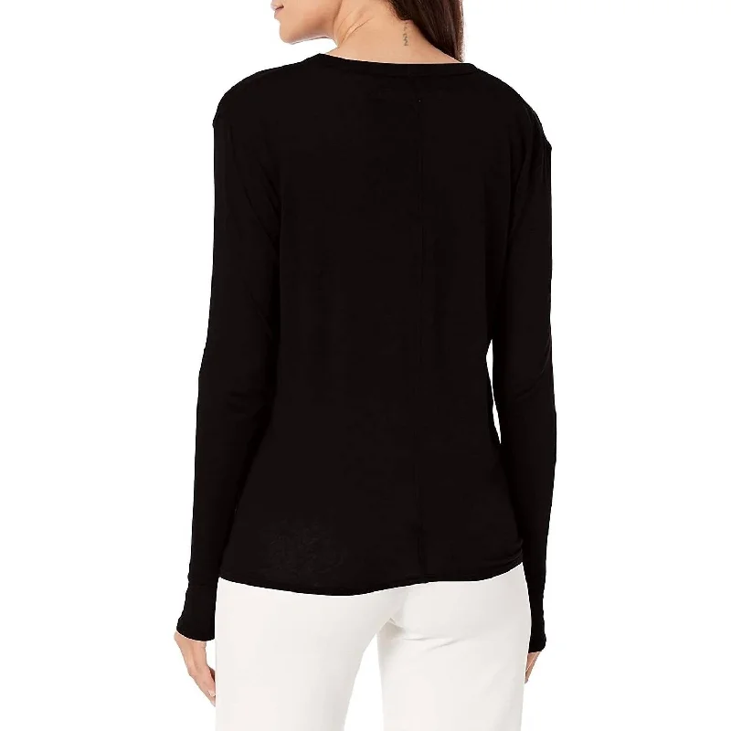 Enza Costa - Loose Long Sleeve V-Neck Top